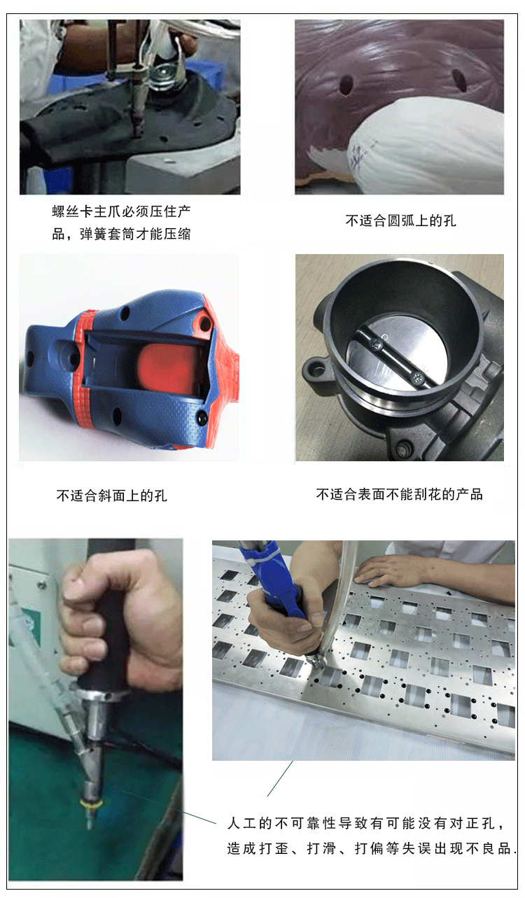 不適合套筒式和平面式的產品